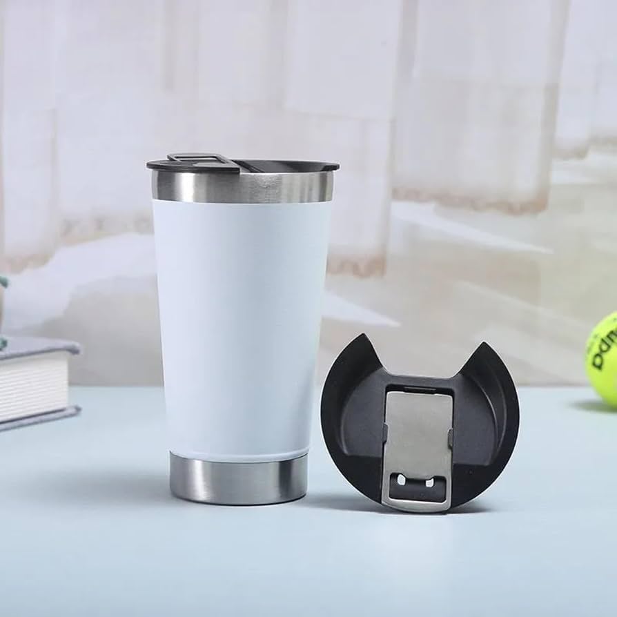 Copo Térmico Inox com tampa 473ml — foto 1